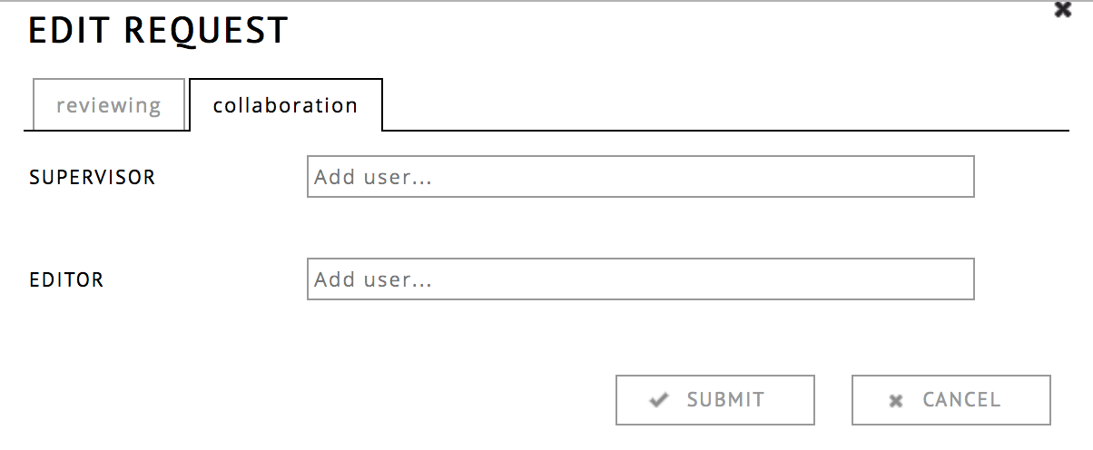 image showing edit collaborators dialog reviewing edit collaboration dialog