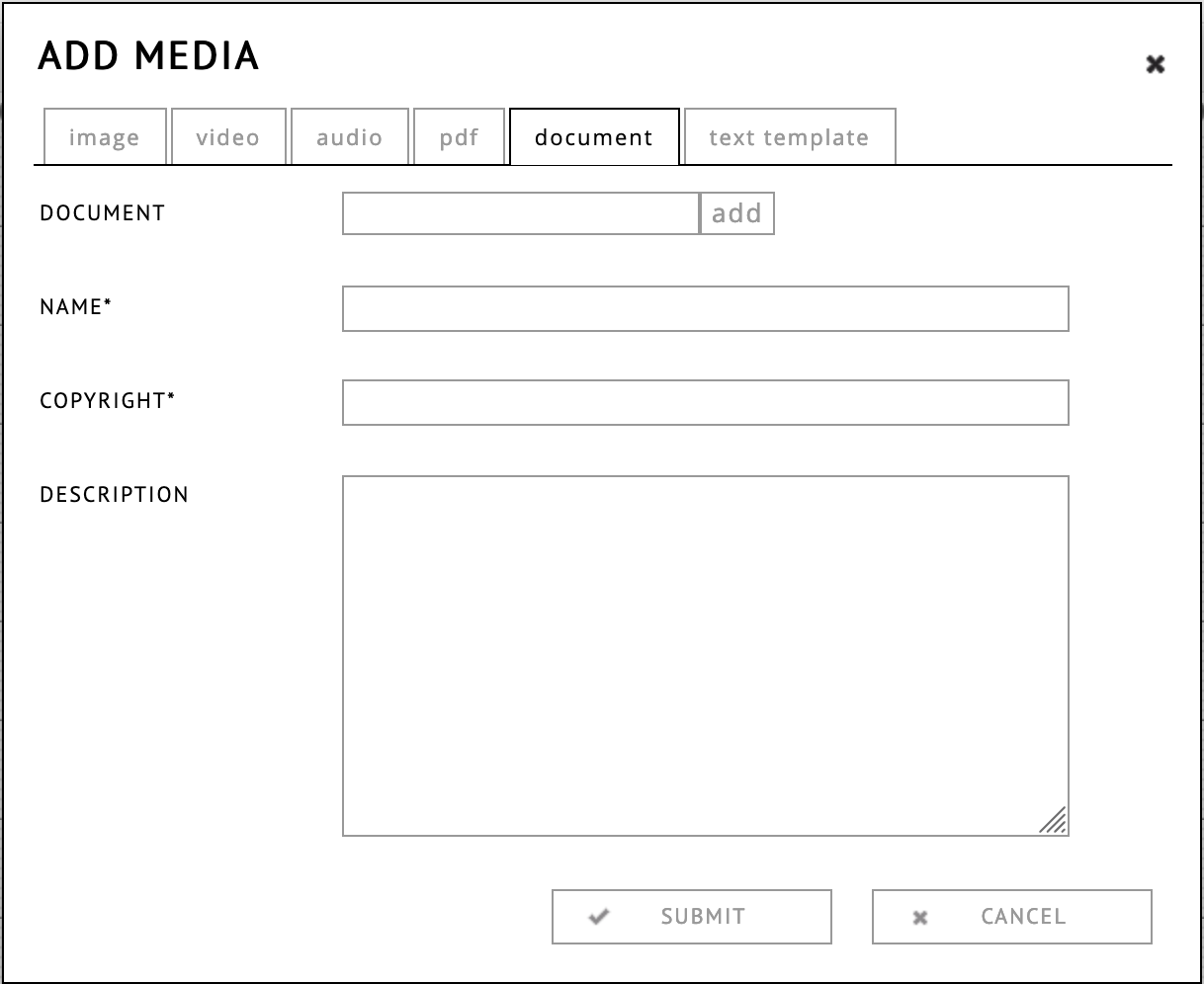 upload doc dialog